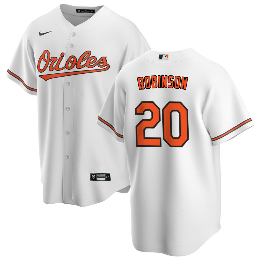 Nike Men #20 Frank Robinson Baltimore Orioles Baseball Jerseys Sale-White